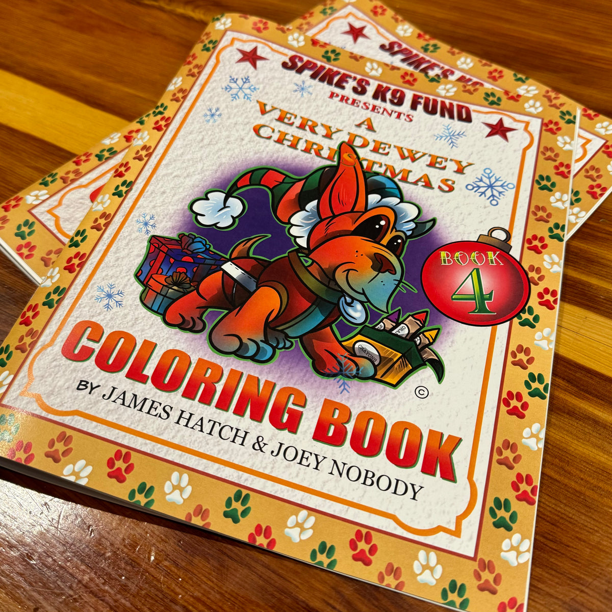 A Very Dewey Christmas Coloring Book 4