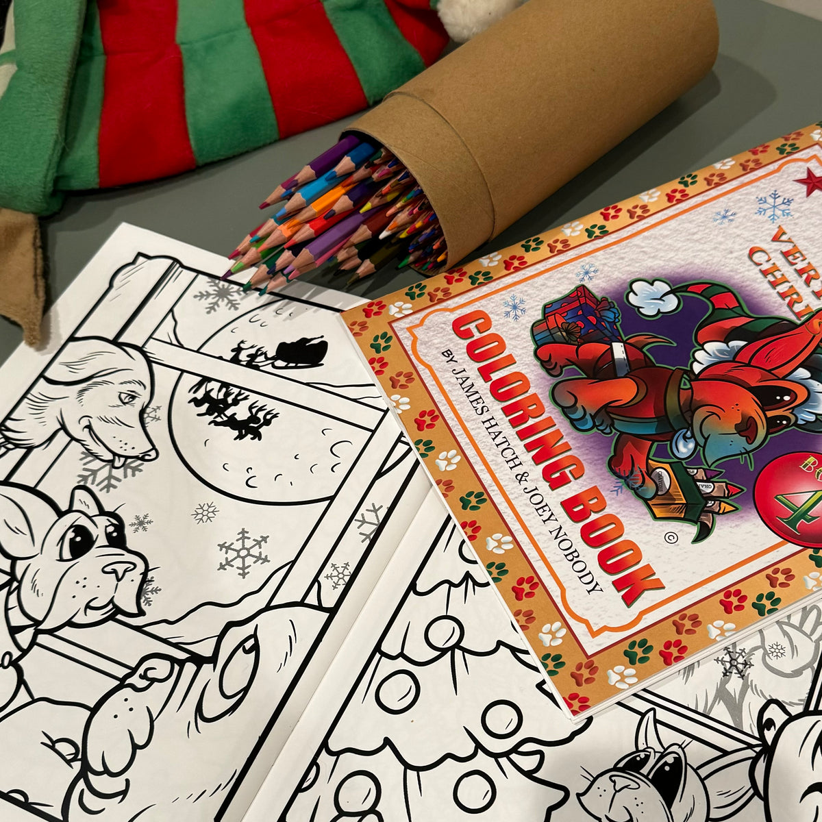 A Very Dewey Christmas Coloring Book 4