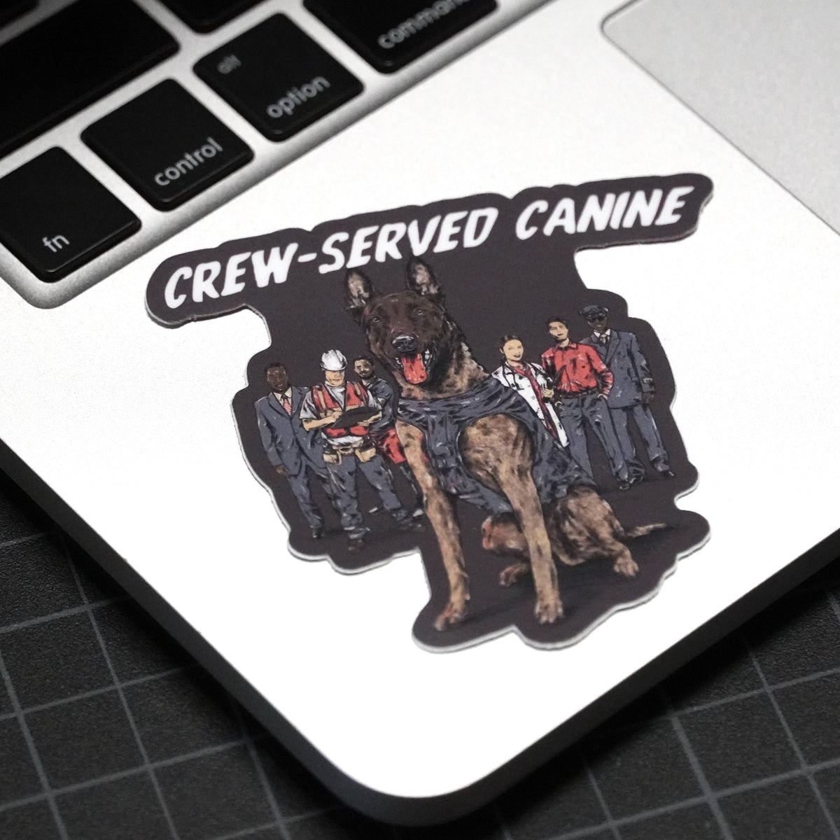 Crew Served K9 Sticker